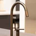Newport Brass East Linear 1500-5103/10 Pull-Down Spray Faucet Satin Bronze  *READ