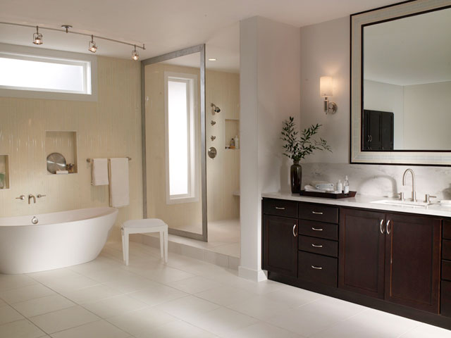 Lo & Co Linear Pull - Brass - Flooring Bathrooms Interiors