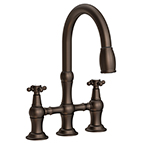 1500H5103S04 by Newport Brass - Satin Brass - PVD Pull-down Kitchen Faucet